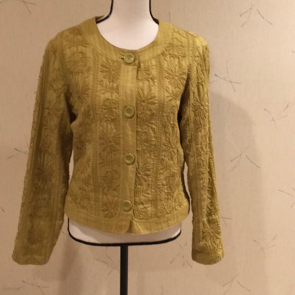 Embroidered cotton jacket